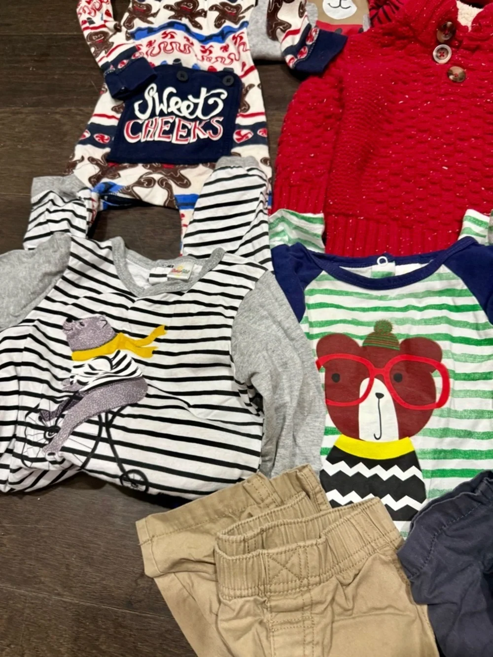 Toddler Boy 18m One Piece Rompers and Long Sleeve Shirts